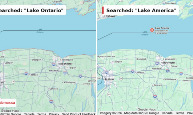 One Lake, Two Names: What Canada’s AI Tools Are Telling People About “Lake America”